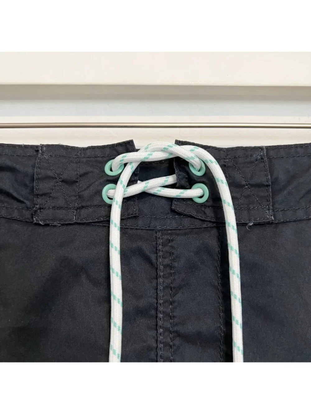 Goodfellow Striped Swim Trunks Small Lined Retro Pool Board Shorts Surf Core Gym